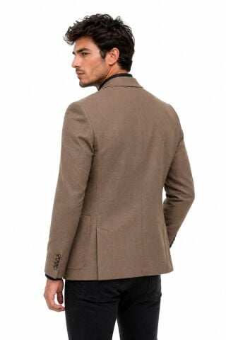 Erkek Tek Spor Ceket 6 Drop Çift Yırtmaçlı Mevsimlik BGL-ST05461