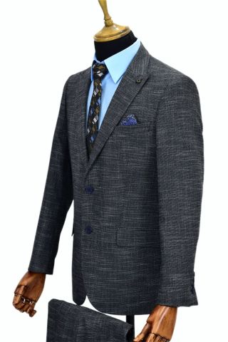 Erkek Kumaş Takım Elbise Çift Yırtmaçlı 777-200 BGL-ST02023