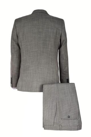 Erkek Hasır Silim Fit Takım Elbise BGL-ST03495 BEJ - 46