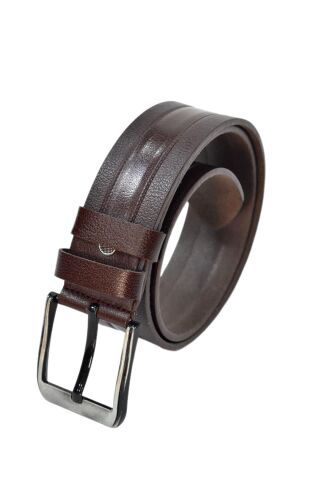 Erkek Siyah Hakiki Deri Kemer Jeans İçin DYN12527-1