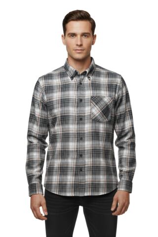 Erkek Kışlık Uzun Kol Tek Cepli Gömlek 3783 BGL-ST04808