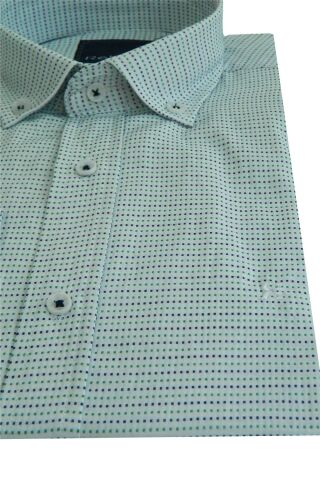 Erkek Gömlek Slim Fitt Puantiyeli Rehalli BGL-ST00803