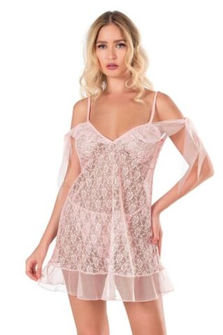 Kadın Fantazi İç Giyim 4126 BGL-ST04358 PUDRA - L