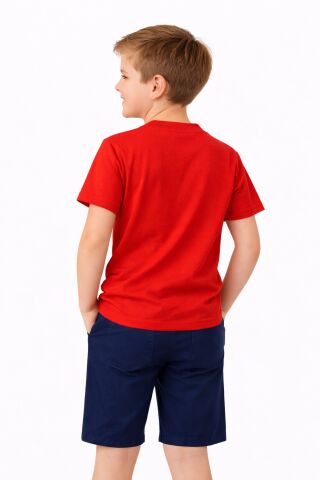 Atatürk Baskılı Çocuk Tişört BGL-ST05506 KIRMIZI - 12 YAŞ