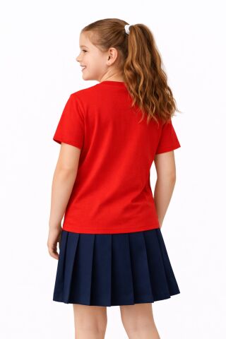 Atatürk Baskılı Çocuk Tişört BGL-ST05506 KIRMIZI - 12 YAŞ