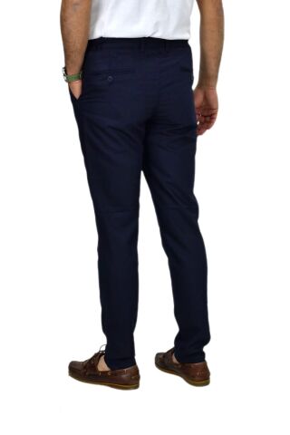 Erkek Jogger Silim Fit Kumaş Pantolon P1023 BGL-ST04504 LACİVERT - 40