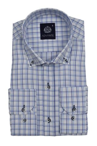 Erkek Ekose Klasik Uzun Kol Gömlek Oxford BGL-ST02990