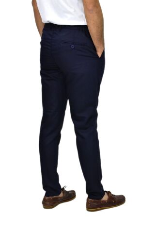 Erkek Jogger Silim Fit Kumaş Pantolon P1023 BGL-ST04504 LACİVERT - 32