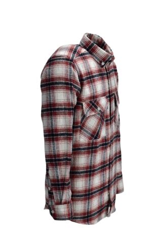 Erkek Çift Cepli Kapaklı Regular Fit Oduncu Gömlek BGL-ST03262 KİREMİT - S