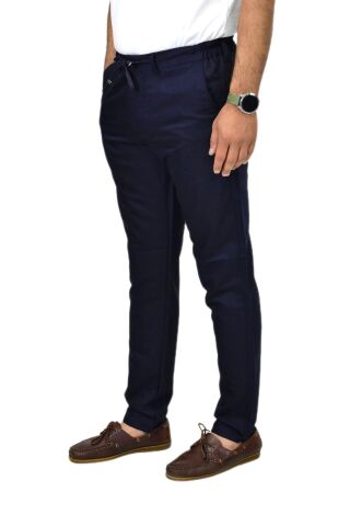 Erkek Jogger Silim Fit Kumaş Pantolon P1023 BGL-ST04504 LACİVERT - 40