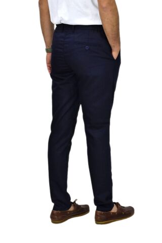 Erkek Jogger Silim Fit Kumaş Pantolon P1023 BGL-ST04504 LACİVERT - 40
