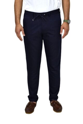 Erkek Jogger Silim Fit Kumaş Pantolon P1023 BGL-ST04504 LACİVERT - 40