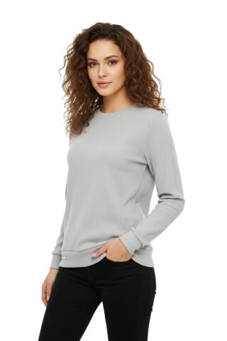 Kadın Sıfıryaka Sweatshirt  BGL-ST05116 TAŞ - XL
