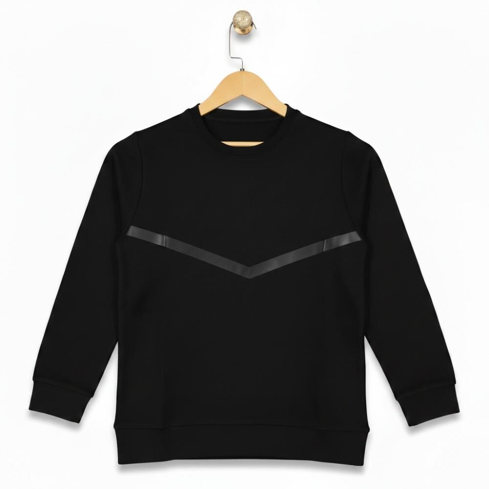 Erkek Çocuk Oysho Sweatshirt BGL-ST05229 SİYAH - 12 YAŞ