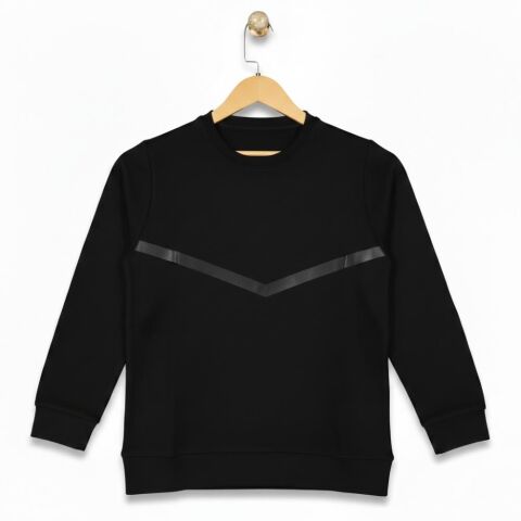 Erkek Çocuk Oysho Sweatshirt BGL-ST05229 SİYAH - 12 YAŞ