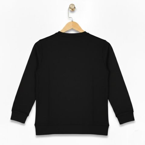 Erkek Çocuk Oysho Sweatshirt BGL-ST05229 SİYAH - 12 YAŞ