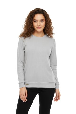 Kadın Sıfıryaka Sweatshirt  BGL-ST05116 TAŞ - 2XL