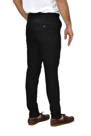 Erkek Jogger Silim Fit Kumaş Pantolon P1023 BGL-ST04504 SİYAH - 32