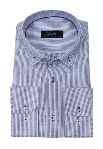 Erkek Klasik Piti Kare Tek Cepli Gömlek BGL-ST03904