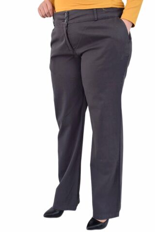 Kadın Kanvas Düşük Bel Bol Pantolon BOLT-036