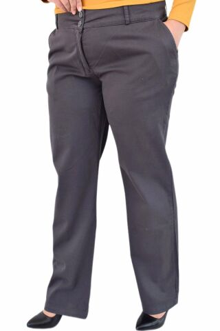 Kadın Kanvas Düşük Bel Bol Pantolon BOLT-036