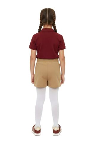 Kız Çocuk Bej Rengi Şort Etek BGL-ST04887