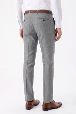 Erkek Regular Kalıp Pamuk Karışımlı Kumaş Pantolon 2010P BGL-ST05611 A.LACİVERT - 54