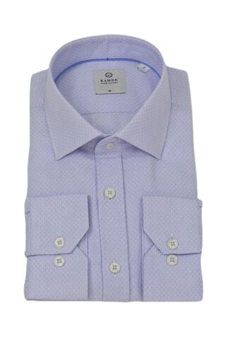 Erkek Klasik Uzun Kol Gömlek 3634 BGL-ST04751 MAVİ - XL