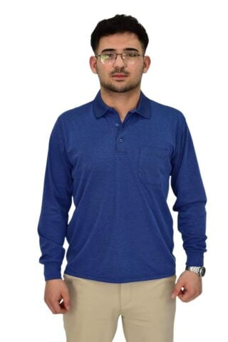 Erkek Mevsimlik Polo Yaka Sweatshirt 6830 BGL-ST04414