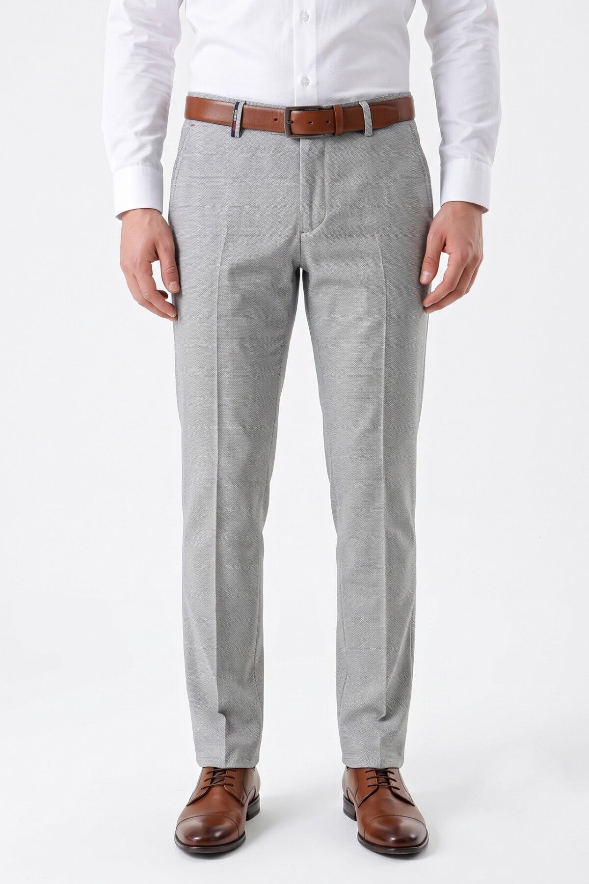 Erkek Regular Kalıp Kumaş Pantolon 2009P BGL-ST05612 A.GRİ - 50