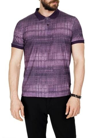 Erkek Polo Yaka Baskılı Tişört BGL-ST00530