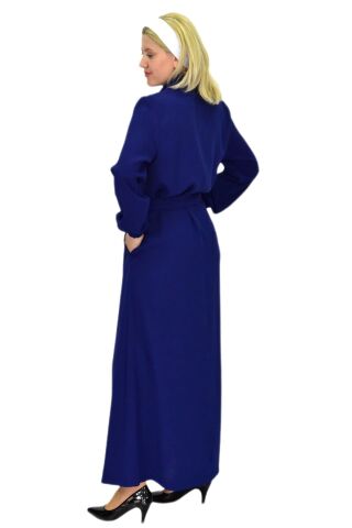 Kadın Ferace Elbise BGL-ST03809 LACİVERT - 46