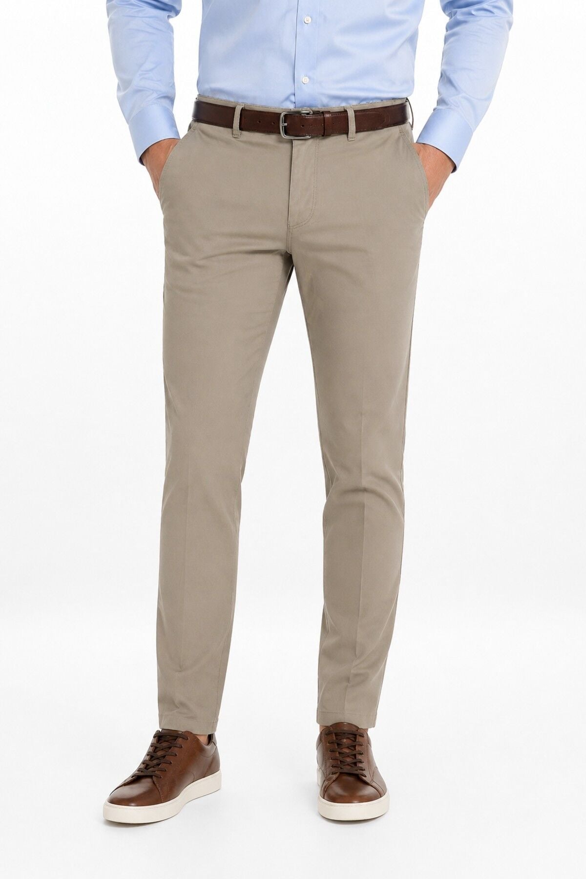 Erkek Kanvas Pantolon Regular Kalıp Yazlık BGL-ST05398