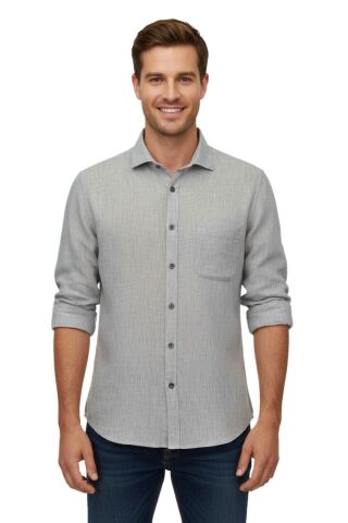 Erkek Yazlık Klasik Uzun Kol Gömlek 3819 BGL-ST04753