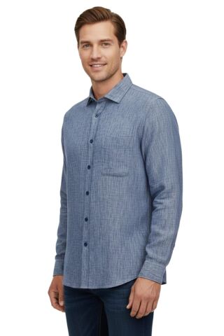 Erkek Yazlık Klasik Uzun Kol Gömlek 3819 BGL-ST04753