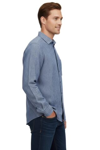 Erkek Yazlık Klasik Uzun Kol Gömlek 3819 BGL-ST04753