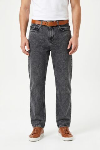 Erkek Baggy Jeans Pantolon BGL-ST05448 FÜME - 33/34