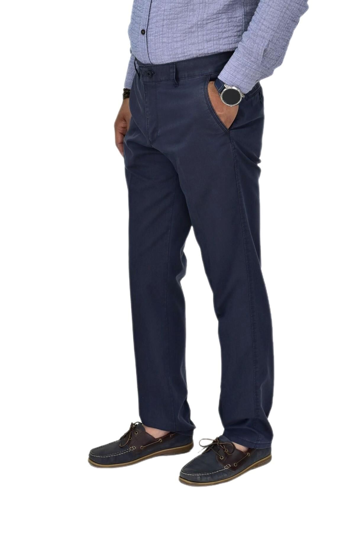 Erkek Kanvas Yazlık Pantolon Klasik 325 BGL-ST04597 FÜME - 54