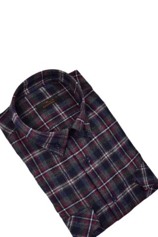 Erkek Pamuklu Kışlık Çift Cep Kapaklı Renk Gömlek BGL-ST03264