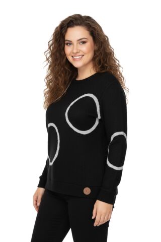 Kadın Sıfıryaka Sweatshirt  BGL-ST05115 ANTRASİT - XL