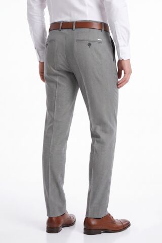 Erkek Regular Kalıp Kumaş Pantolon 2009P BGL-ST05612 GRİ - 52