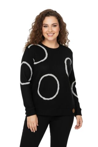 Kadın Sıfıryaka Sweatshirt  BGL-ST05115 ANTRASİT - 2XL