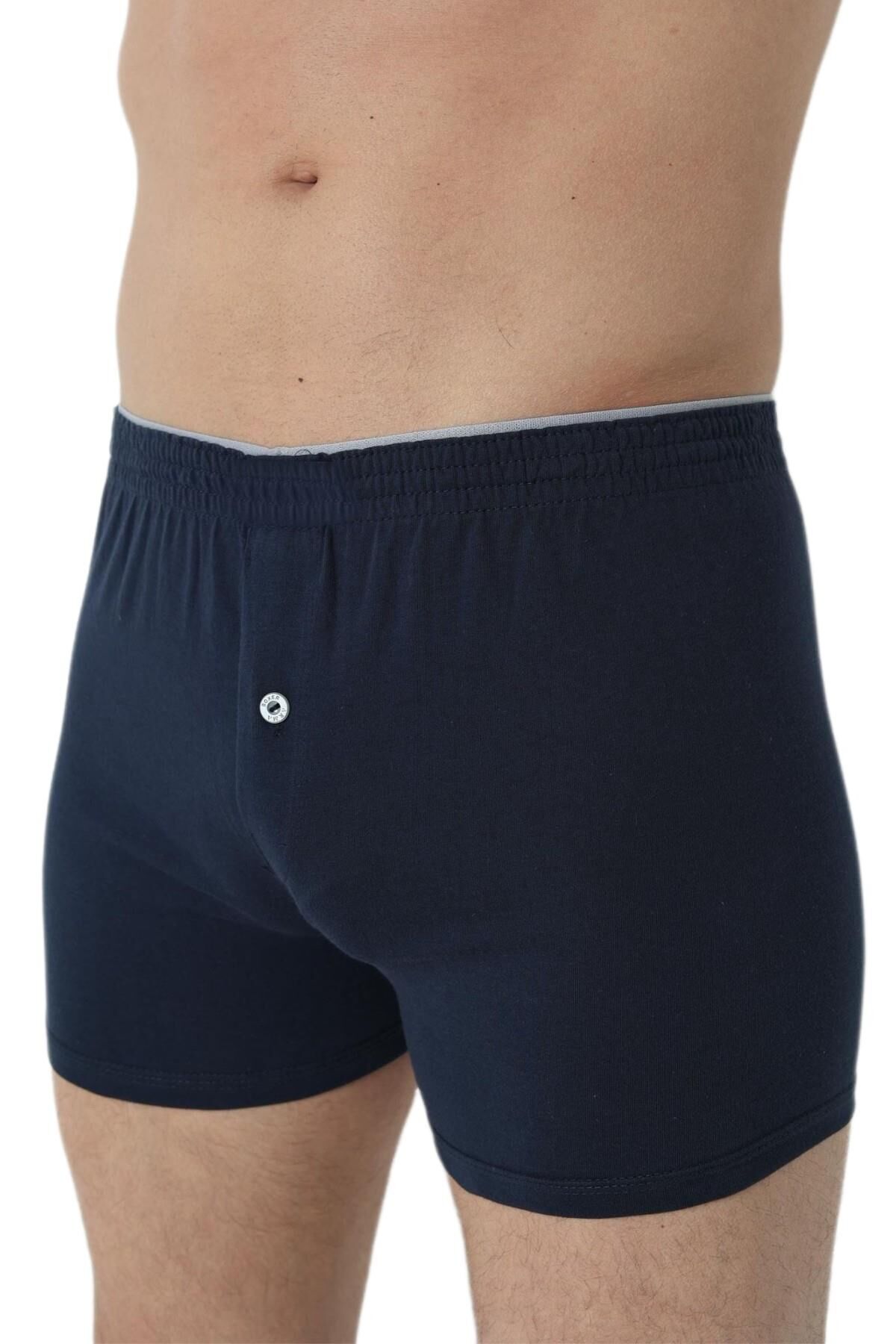 Erkek Havlu Bel Penye Boxer BGL-ST03946 LACİVERT - M