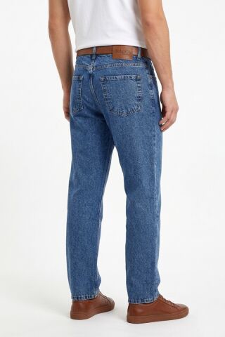 Erkek Baggy Jeans Pantolon BGL-ST05448 MAVİ - 32