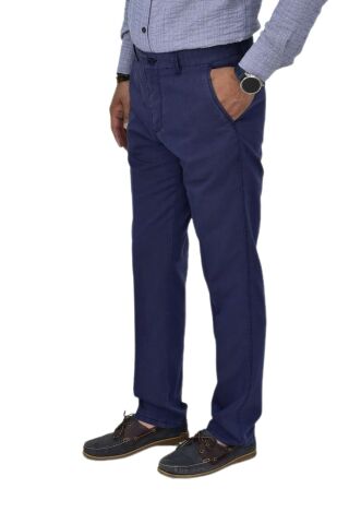 Erkek Kanvas Yazlık Pantolon Klasik 325 BGL-ST04597 İNDİGO - 50