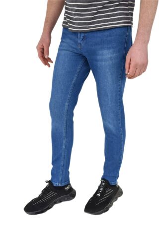 Erkek Silim Fit Jeans Pantolon BGL-ST02647 MAVİ - 38/32
