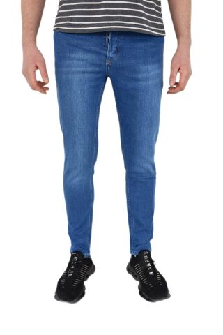 Erkek Silim Fit Jeans Pantolon BGL-ST02647 MAVİ - 38/32