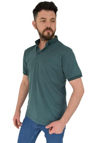 Erkek Polo Yaka Tişört Kagi 2355 BGL-ST02818 ÇAĞLA YEŞİLİ - M