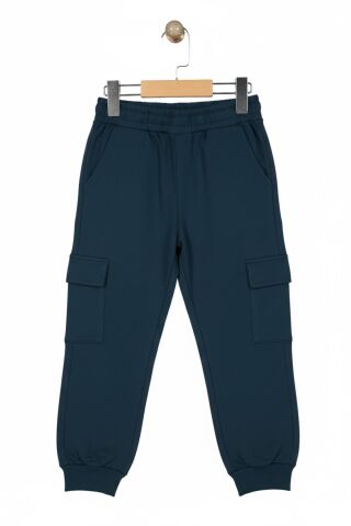 Erkek Çocuk Paça Manşetli Tek Kargo Cepli  Eşofman Altı  BGL-ST05224