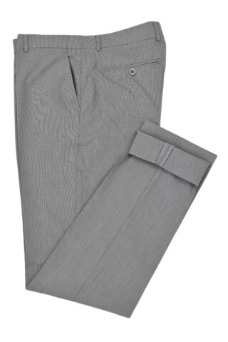 Erkek Klasik Kuş Gözü Kumaş Pantolon BGL-ST04738 GRİ - 44